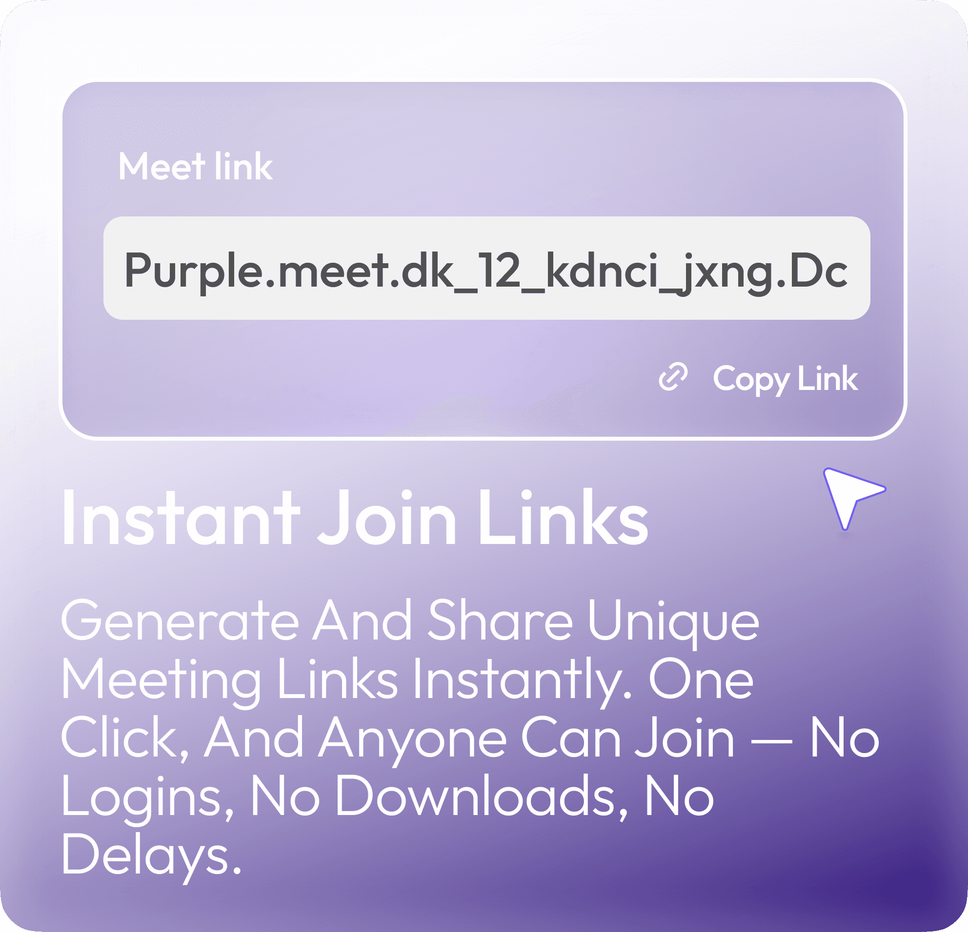 Instant Join Link preview